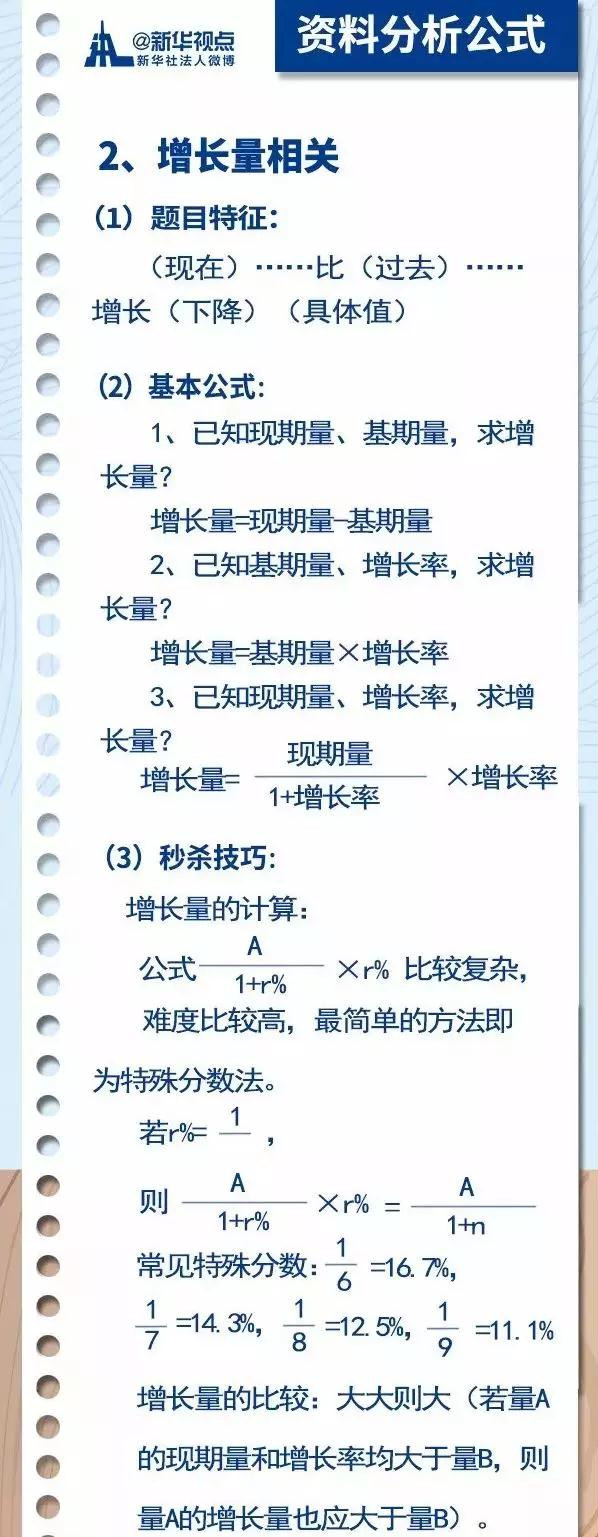 2020國考行測常用公式匯總，背完答題省時(shí)省力